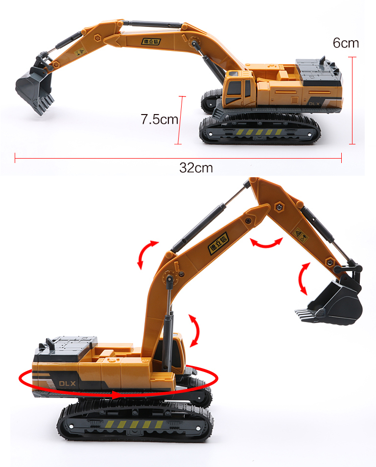 High Detailed Excavator Toy – Kampungstore