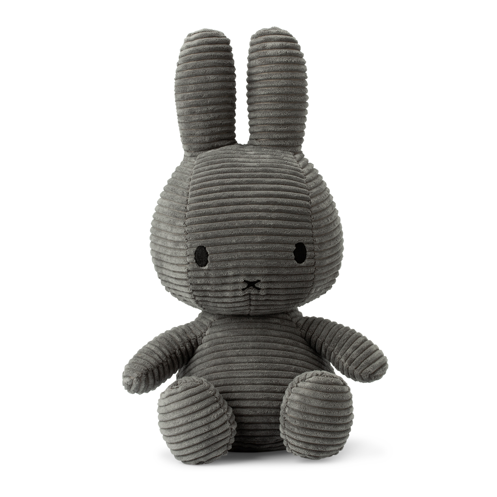 24182207 Miffy Sitting Corduroy Dark Grey - 33 cm - 13 - 4 - 16 pcs