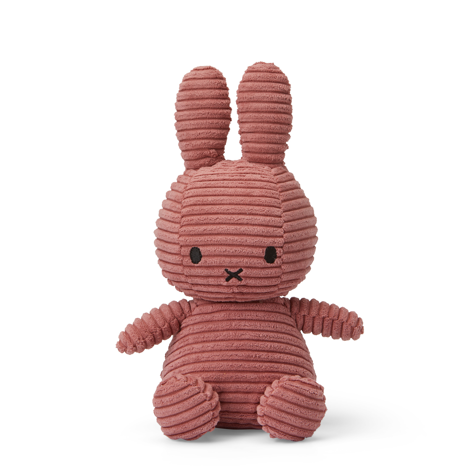 Miffy Sitting Corduroy Dusty Rose - 23 cm - 9''_1