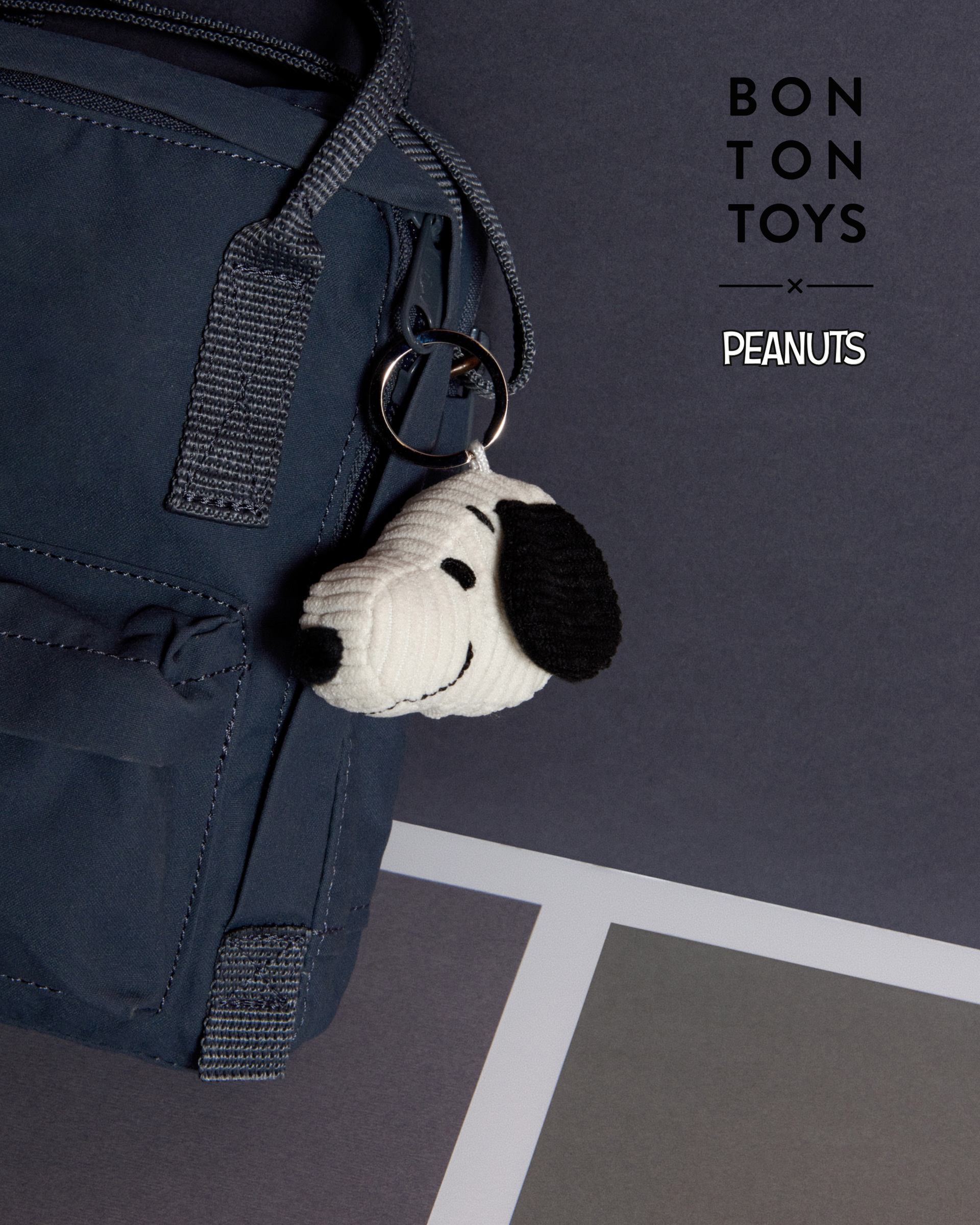 BTT x Peanuts Snoopy Corduroy keychain