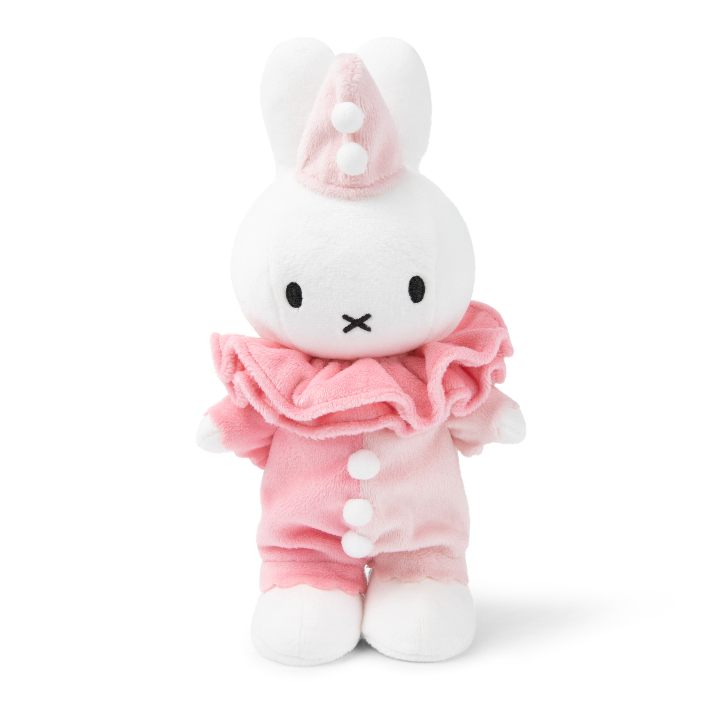 24182519 Miffy米菲兔填充玩偶- 小丑兔 粉 24cm (1)