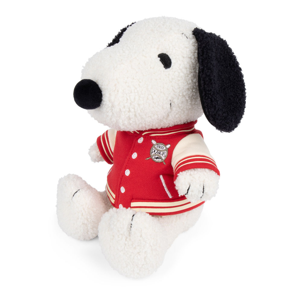 33177009 Snoopy Sitting with Varsity Jacket 25cm