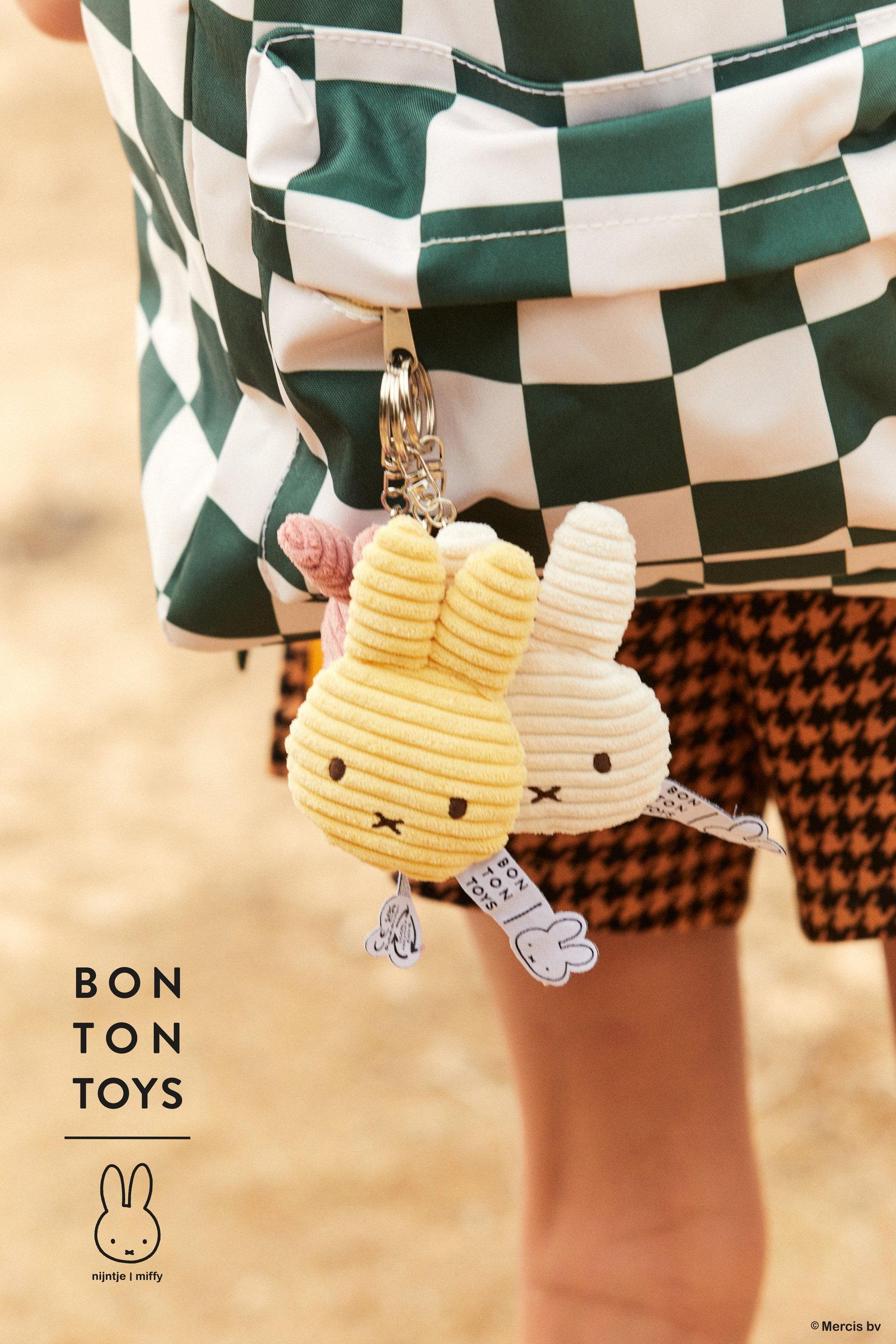 BTT x Miffy Corduroy flat keychains2