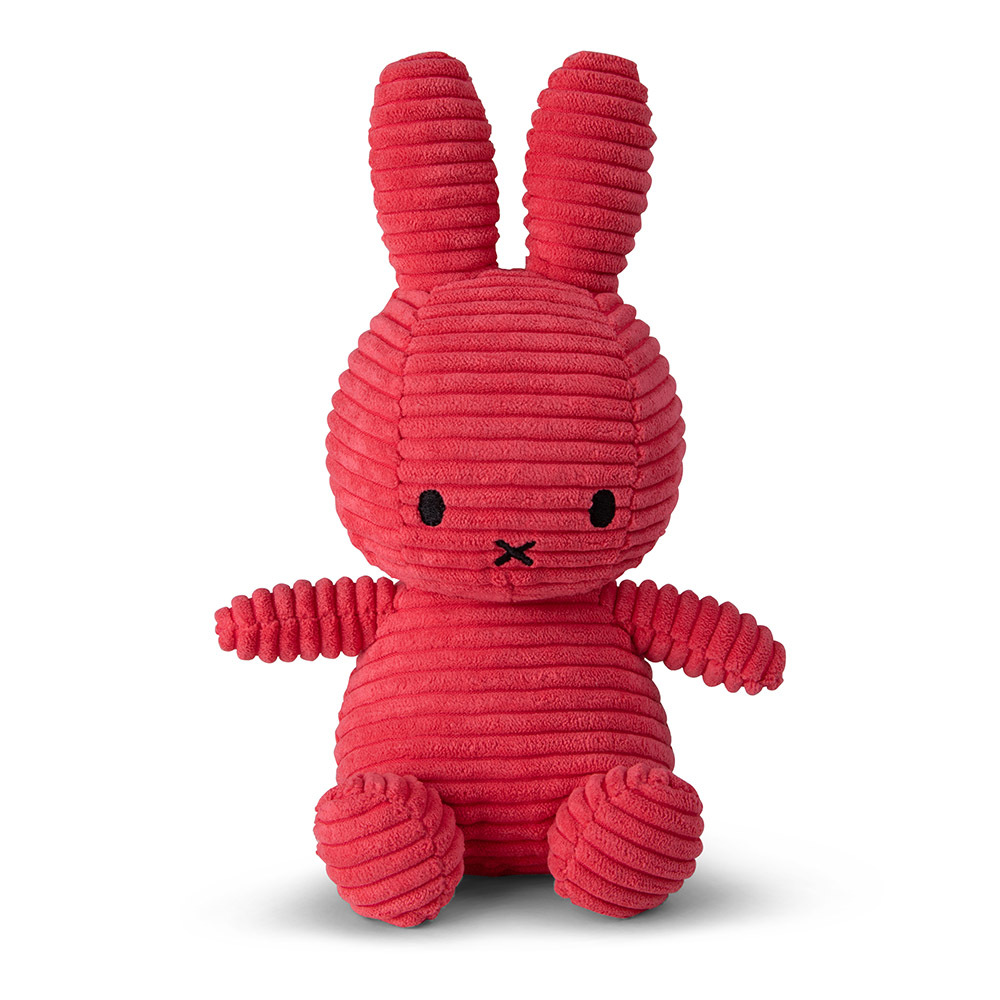 24182482_Miffy Sitting Corduroy Fuchsia - 23 cm - 9''