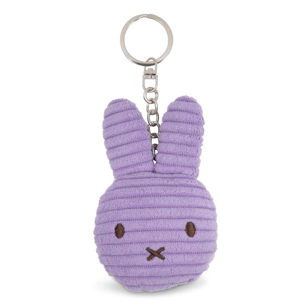 BON-TON-TOYS-Miffy-Flat-Keychain-ECO-Corduroy-Lilac-10cm