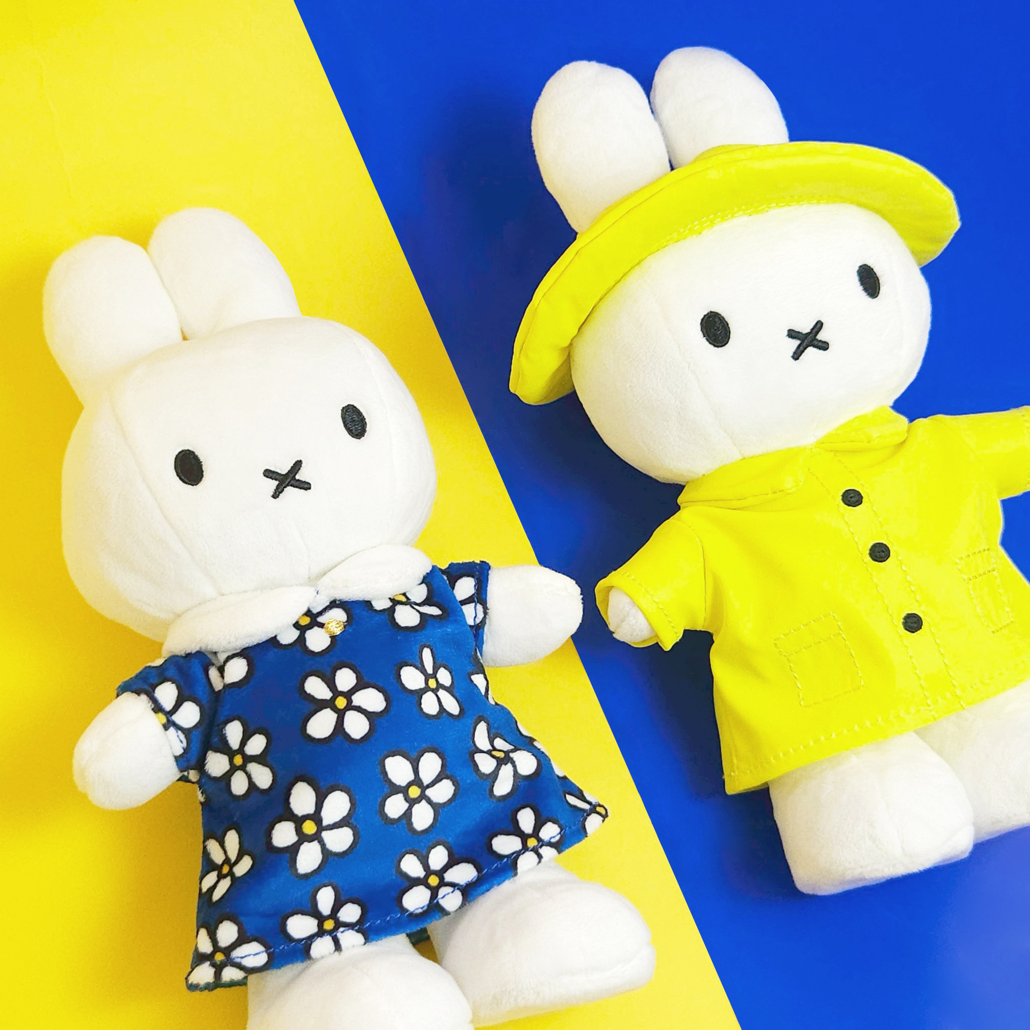 Blue Flower Dress&Rain Suit-5