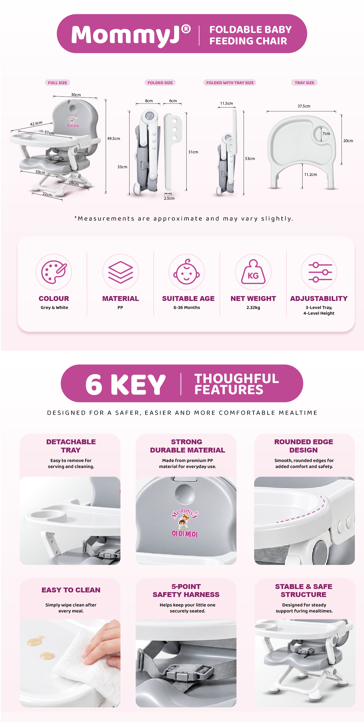 MommyJ Baby Chair_E-Commerce Product Detail Page-02