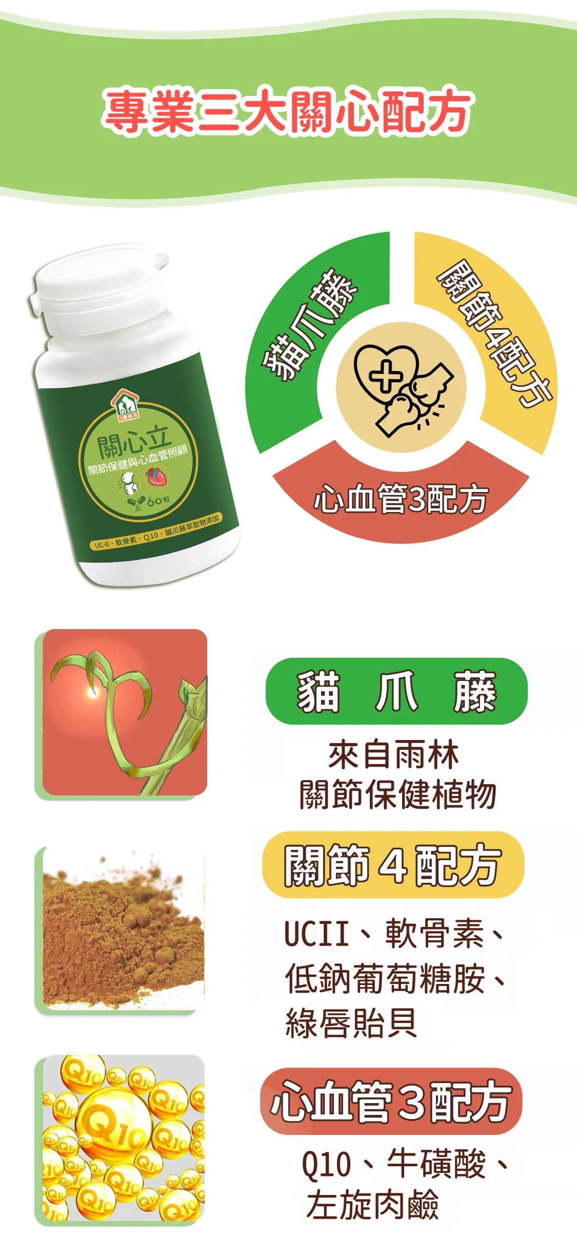 寵物保健品貓狗貓爪藤關節與心臟心血管保養5_三大配方貓爪藤關節4配方心血管3配方