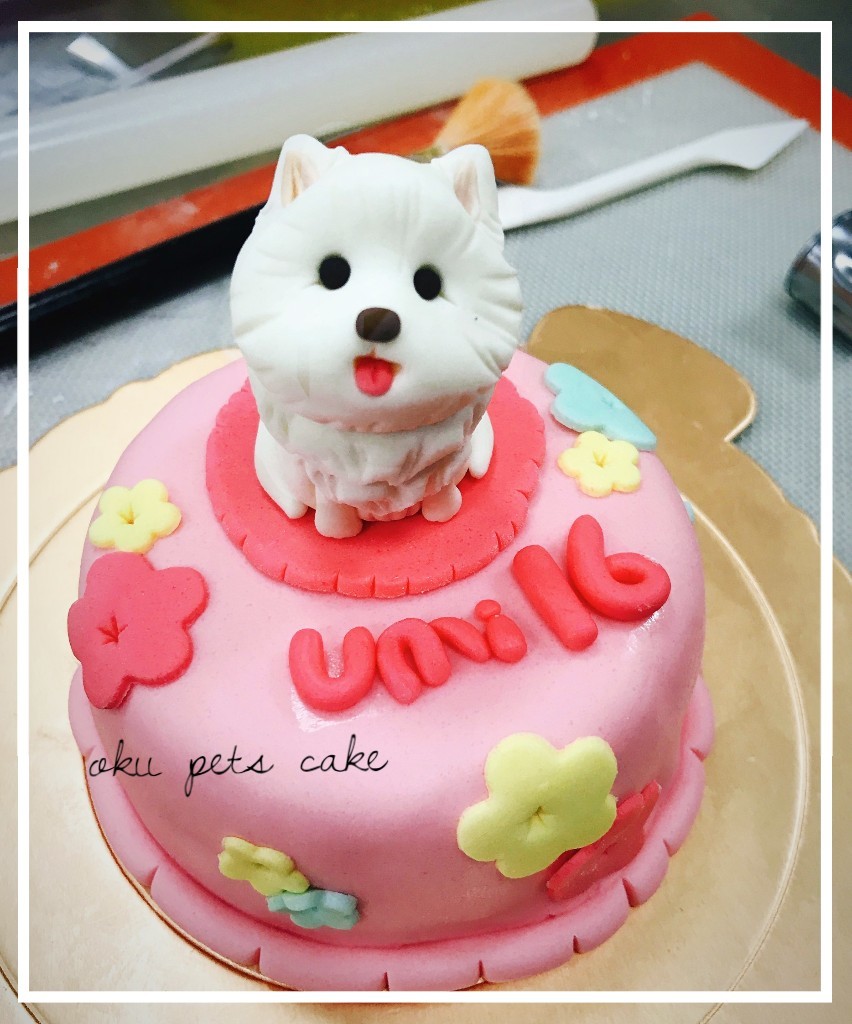 小花朵朵_翻糖造型蛋糕