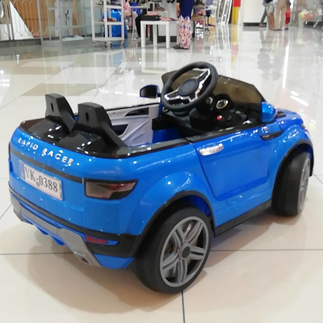 BLUE RANGE ROVER BABY CAR rjhobby.my