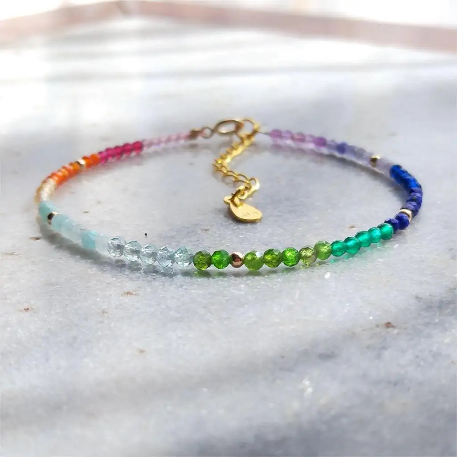 Rainbow Gem S925 Bracelet