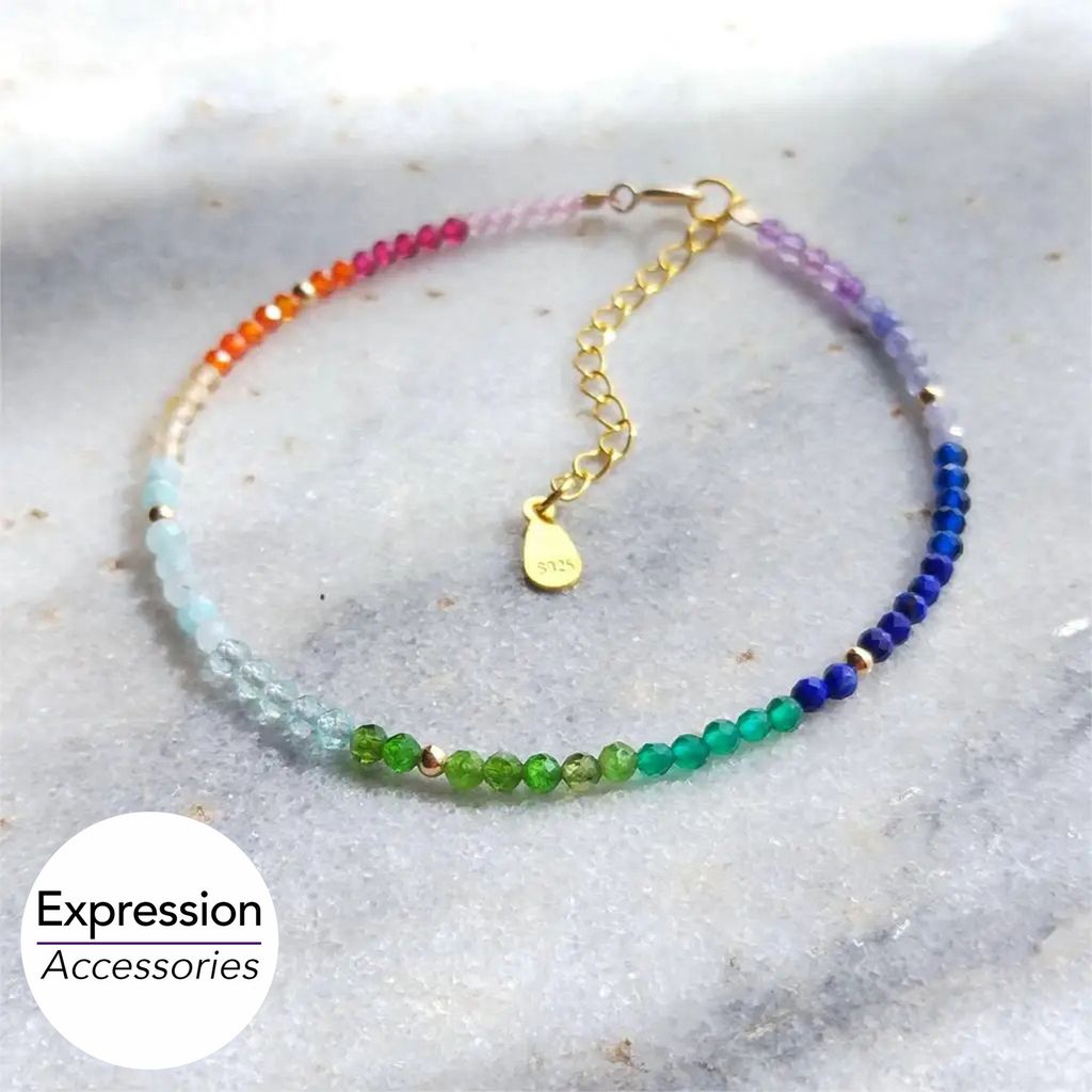 Rainbow Gem S925 Bracelet