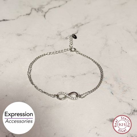 Double Layer Infinity S925 Bracelet