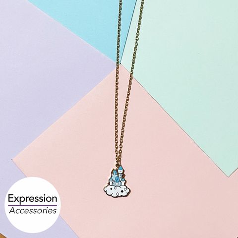 Blue Castle Necklace