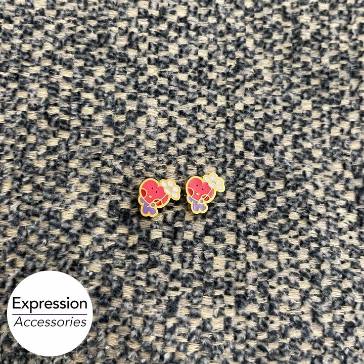 BT21 Fluffy Tata Stainless Steel Earring