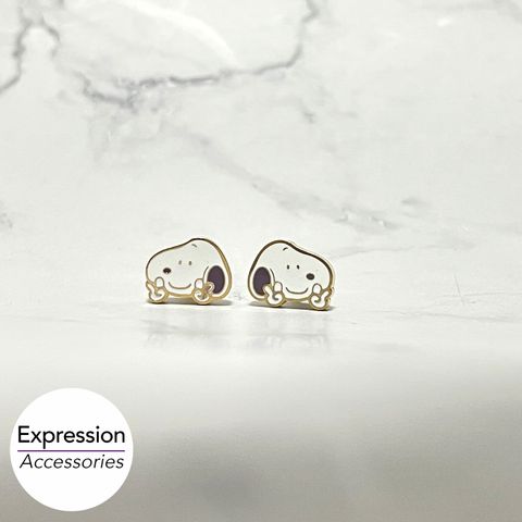 Snoopy Stainless Steel Earrings