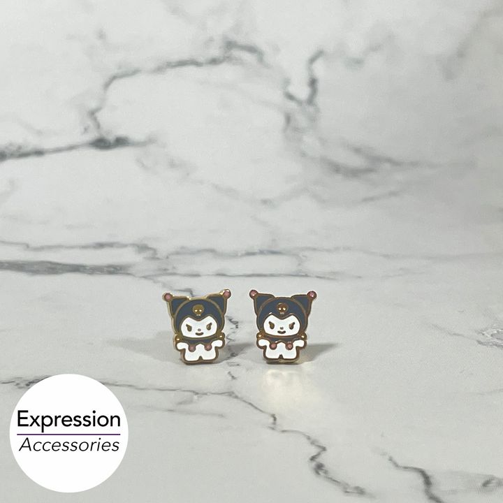 Kuromi Stainless Steel Earrings