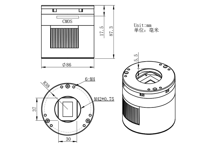 asi071pro-Mechanical-Drawing