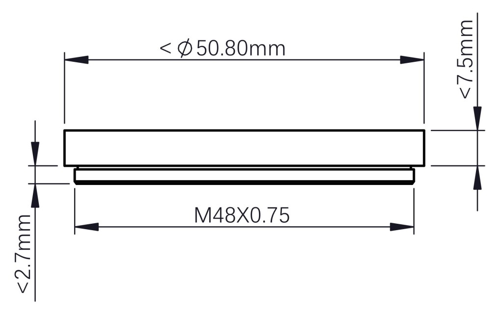 Requirements for 2inch filter from third party