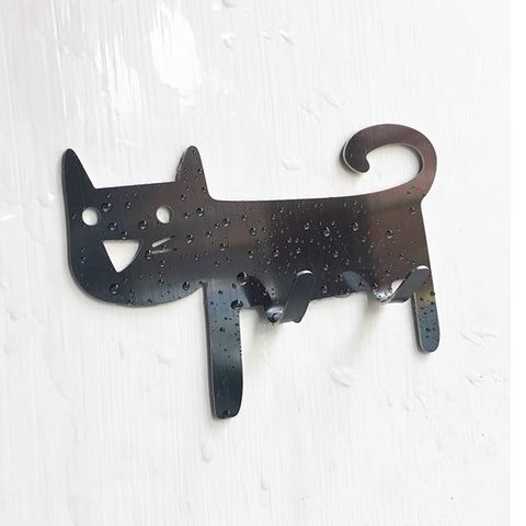 Creative Cat Hanger Black