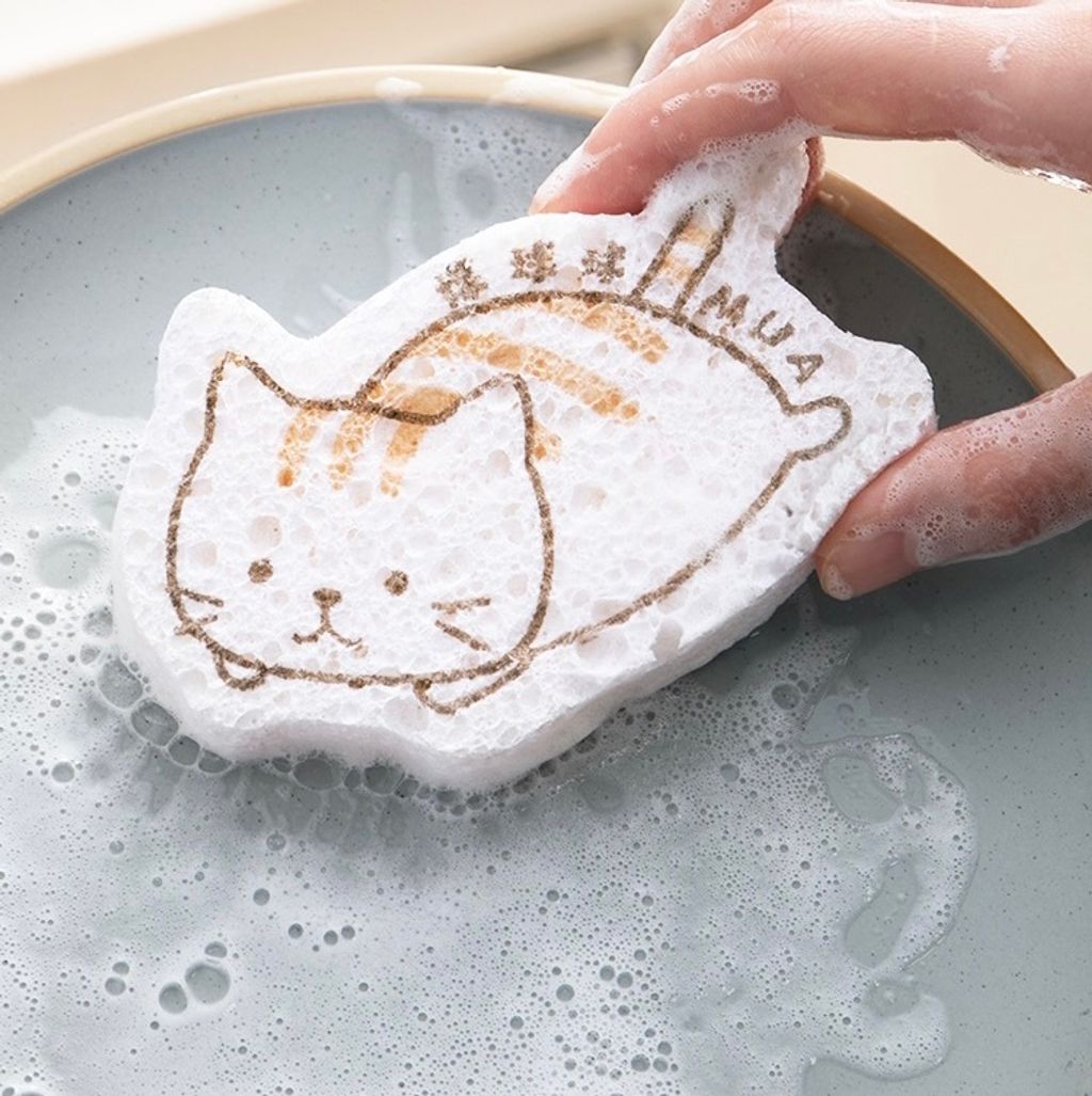 Cat Dish Sponge