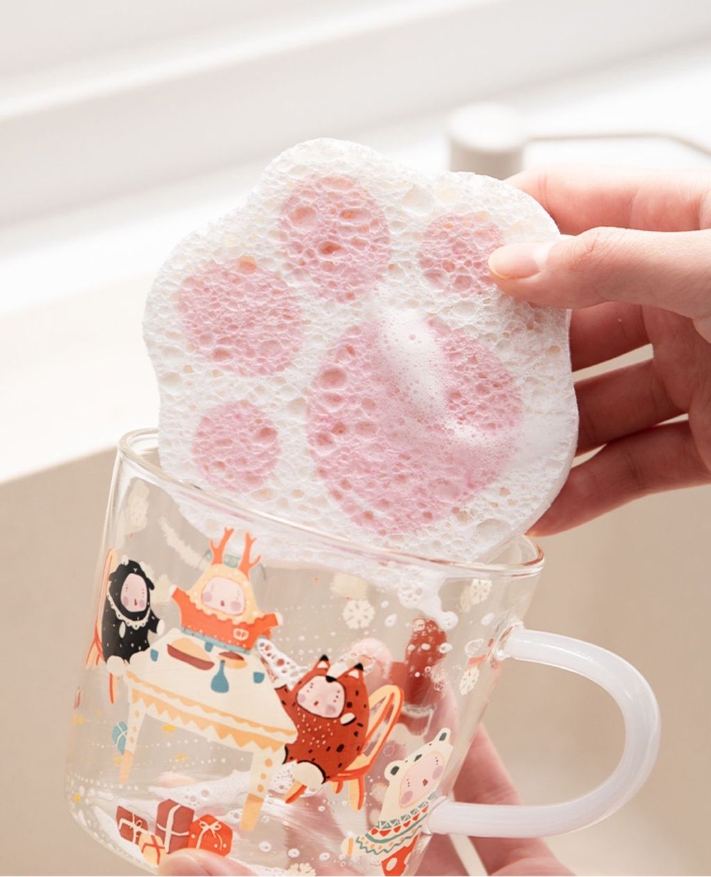 Cat Paws Dish Sponge