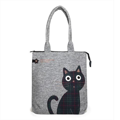 NF Aki Tama Tote Bag_Grey_Front.jpg