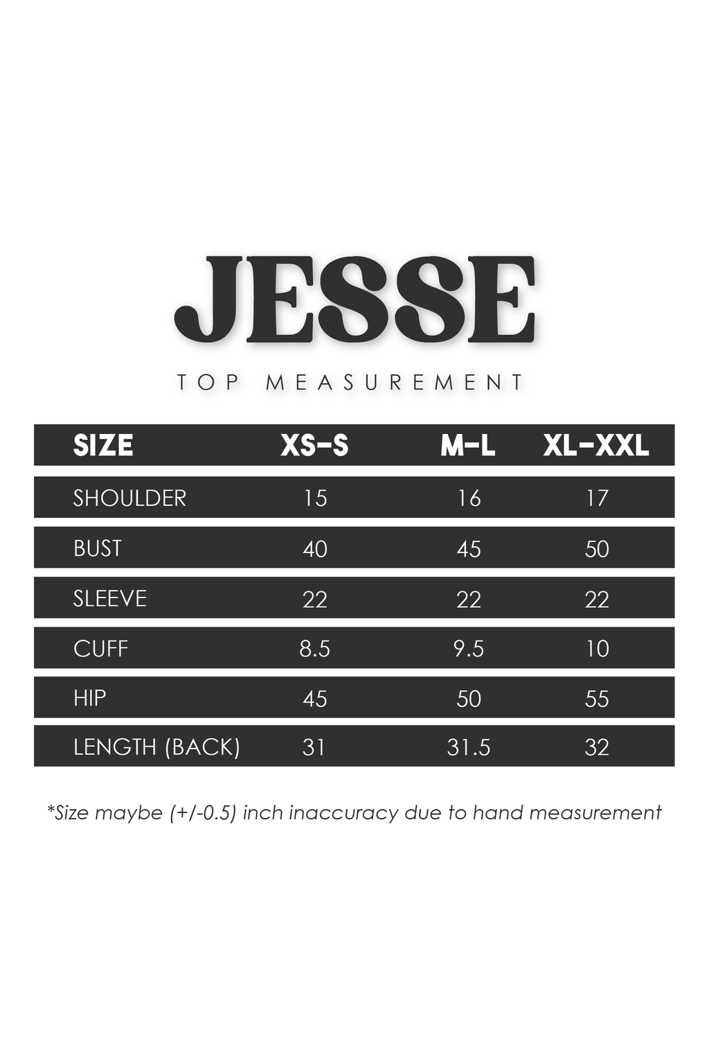 SIZE JESSE-02