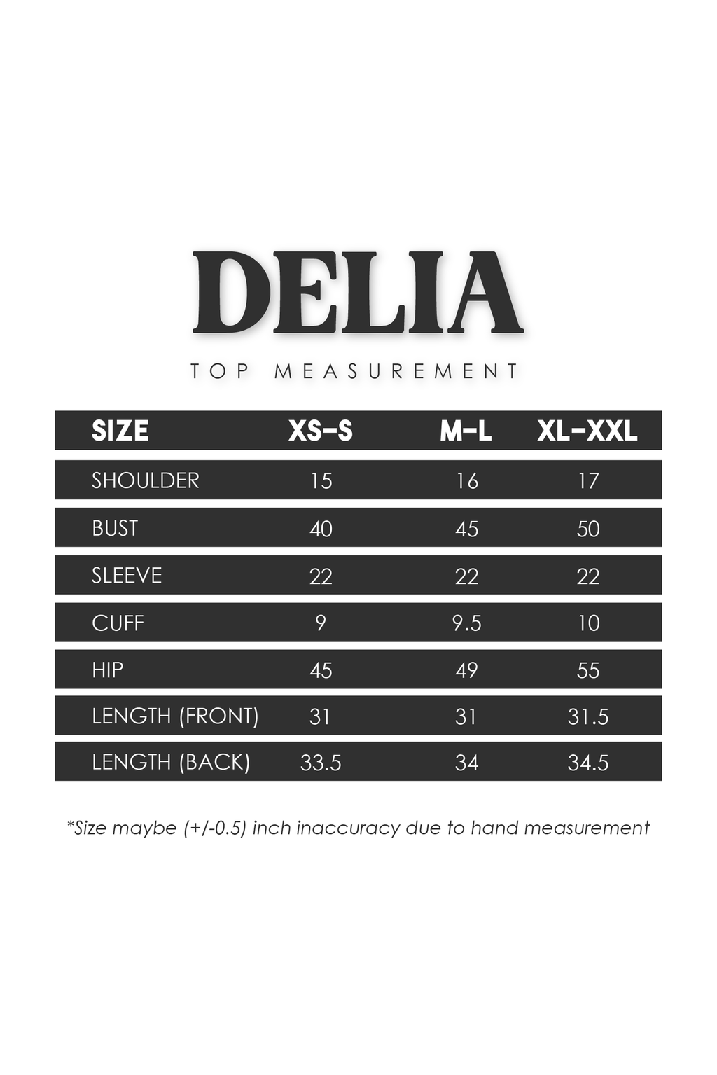 SIZE DELIA-02