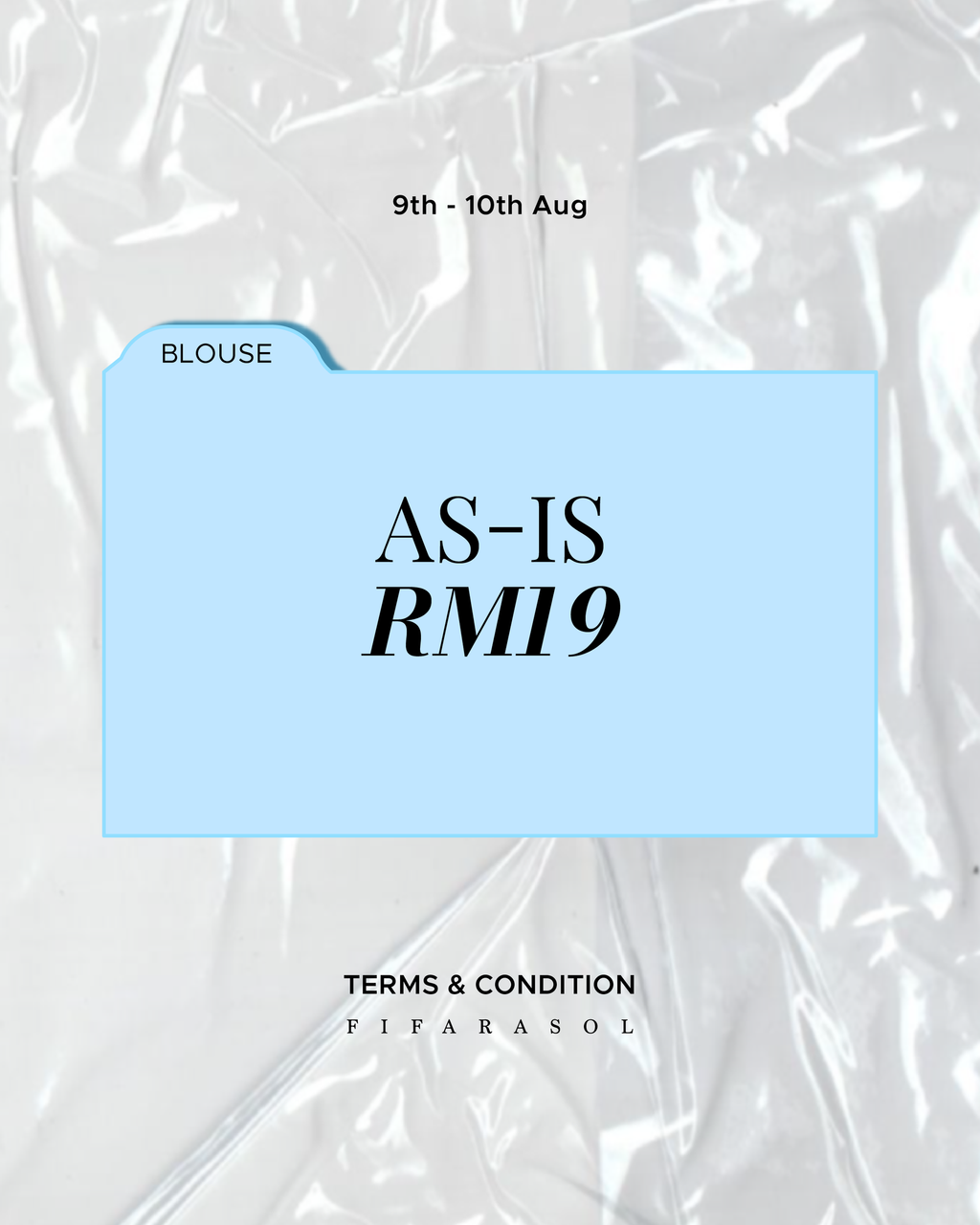 AS IS AUGUST-11