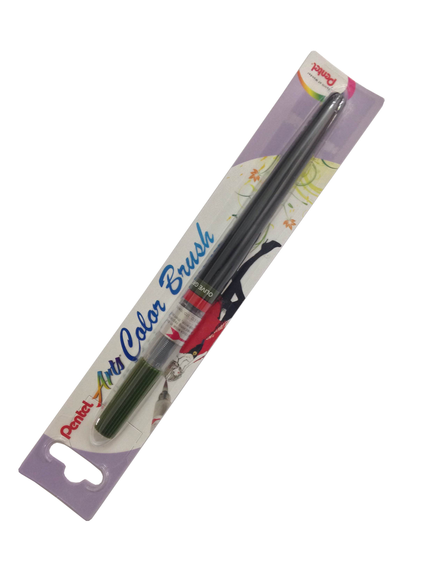 Pentel Color Brush - Olive Green.JPG
