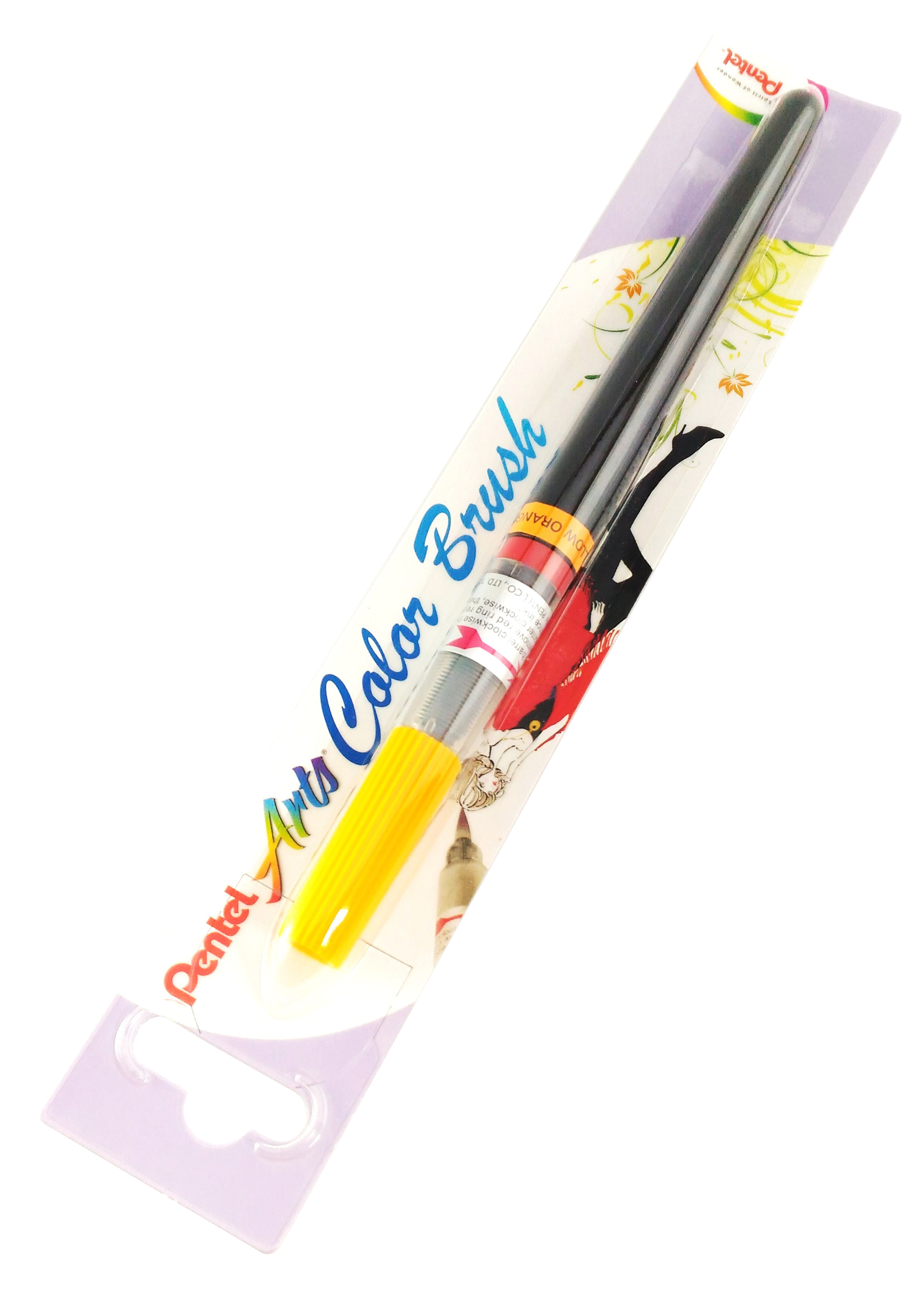 Pentel Color Brush - Yellow Orange.JPG