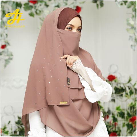 Hijab Niqab Letiza Premiera - Mocha-1.jpg