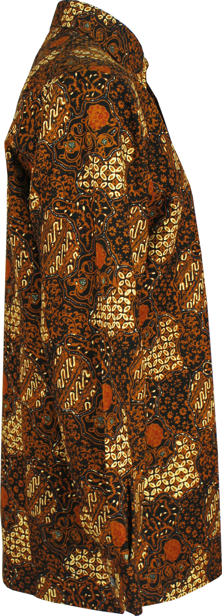  Batik Cap Kombinasi Tulis  Kemeja Lengan Panjang Motif 