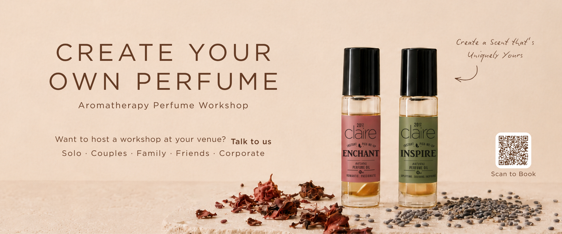 AKM - Perfume Workshop (Website Front Main Banner)