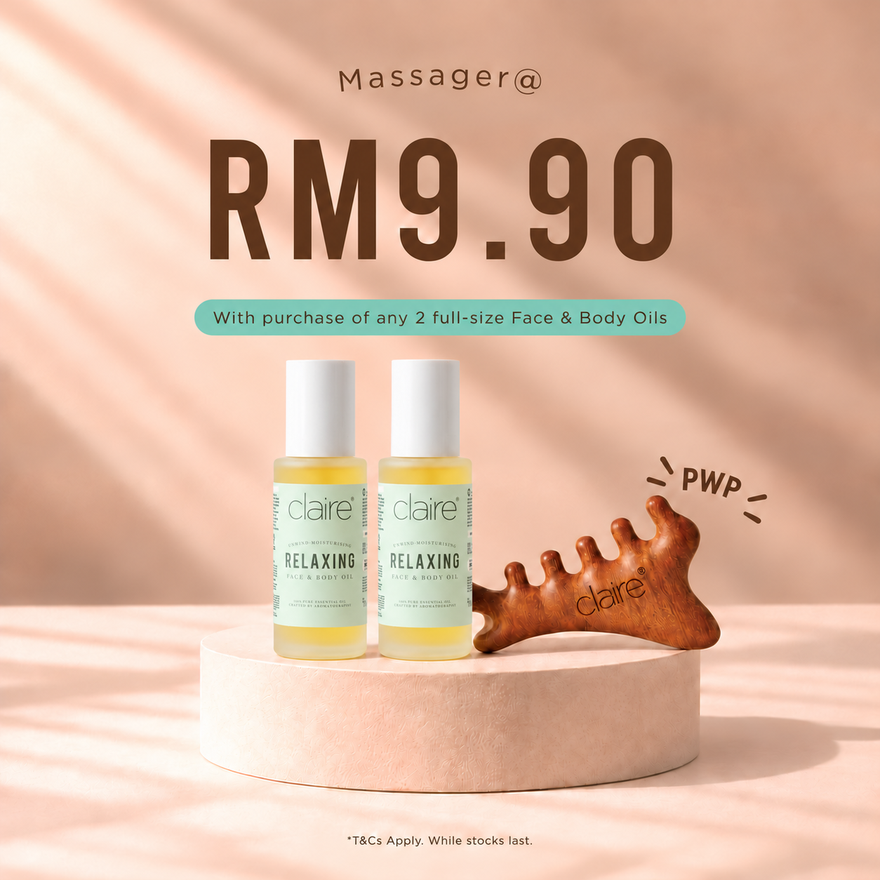 Relaxing Face & Body Oil Promo