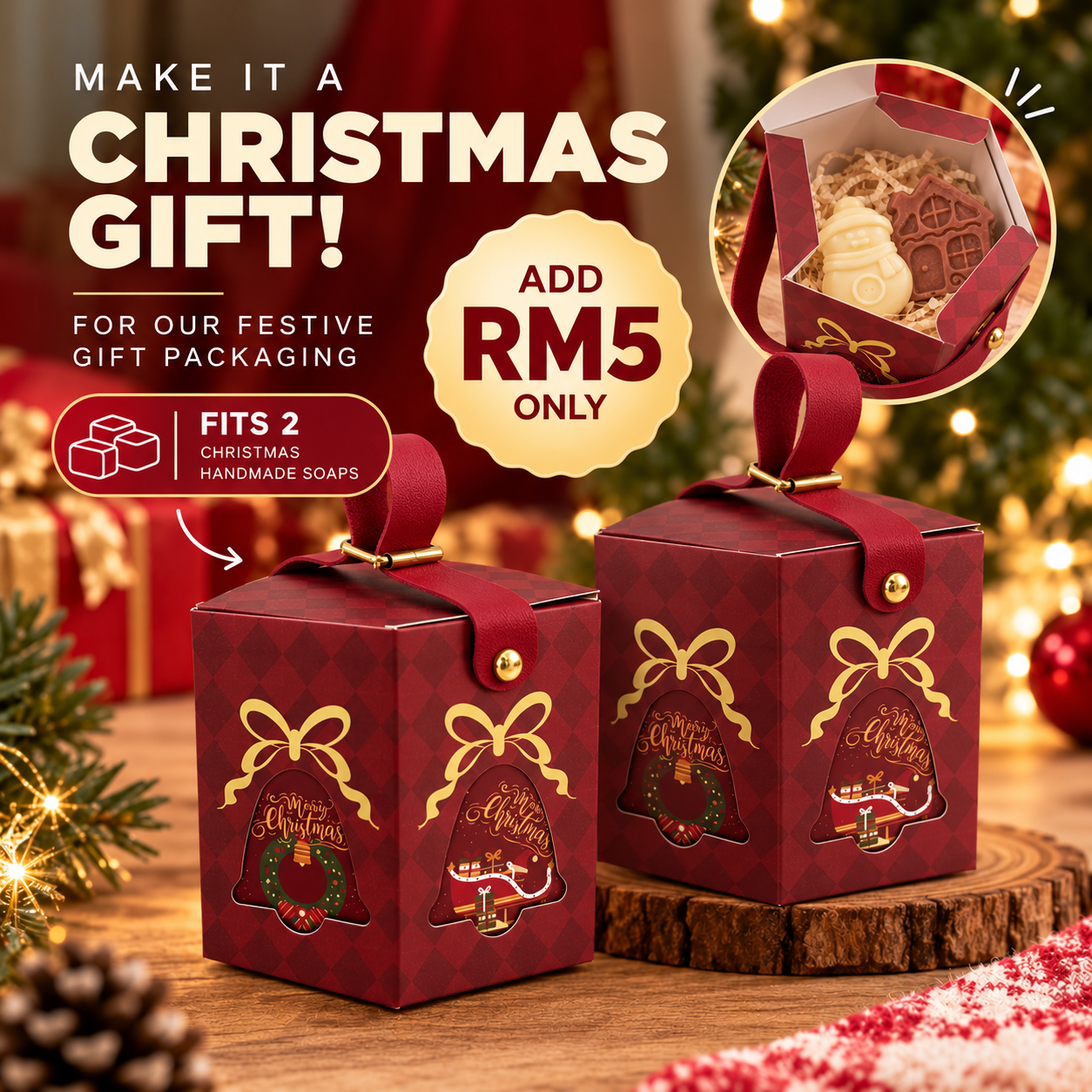 Christmas soap packaging 2