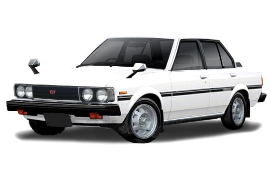 Toyota Corolla KE70 (white)