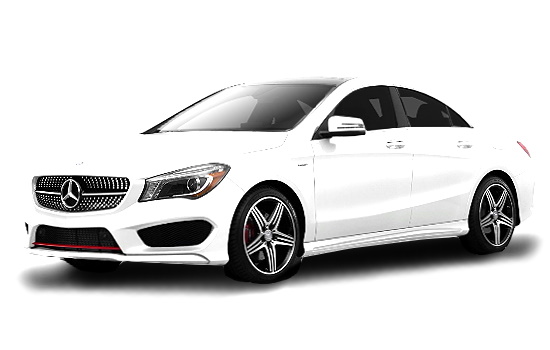 Mercedes Benz CLA250 (white)
