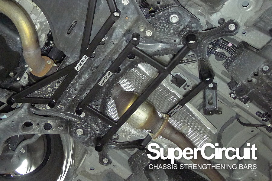 SUPERCIRCUIT Front Lower Brace made for the Toyota Harrier 2.0 XU60.