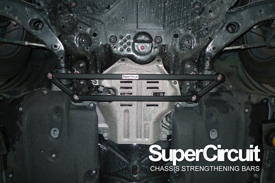 Mazda CX-5 KF front lower chassis power brace by SUPERCIRCUIT.