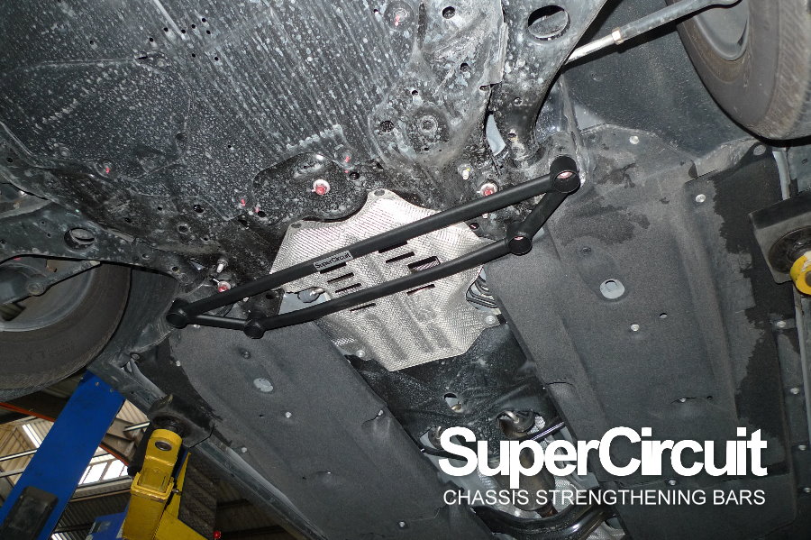 Mazda CX-5 KF front lower Chassis Brace by SUPERCIRCUIT.