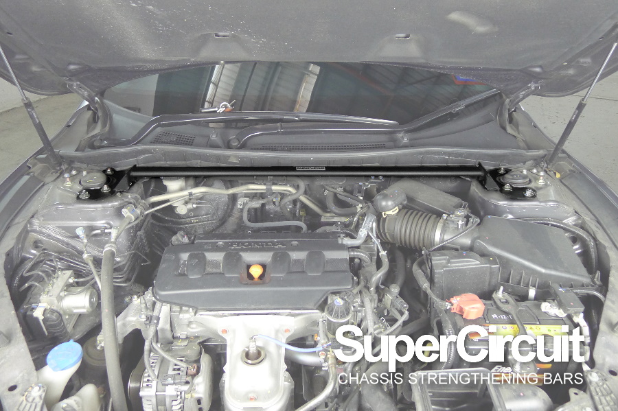 9th generation Honda Accord 2.0 Front Strut Bar by SUPERCIRCUIT