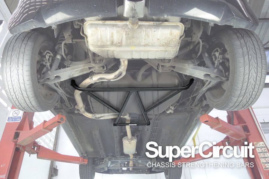 Proton Satria Neo CAMPRO CPS Rear Lower Brace by SUPERCIRCUIT