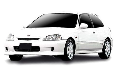 Honda Civic EK Hatchback (white)