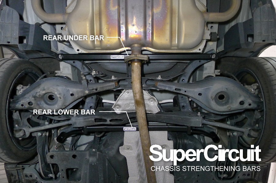 Rear Lower Arm Bar For Mazda 3 (2003-2014), Mazda 5 (2006-2016), Ford Focus (2005-2018)