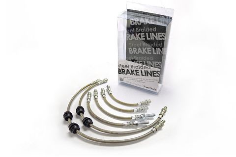 BMW E90 3-series Steel Braided Brake Lines (f)