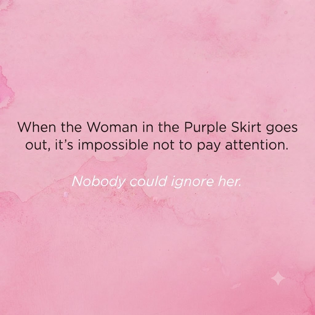 purple skirt