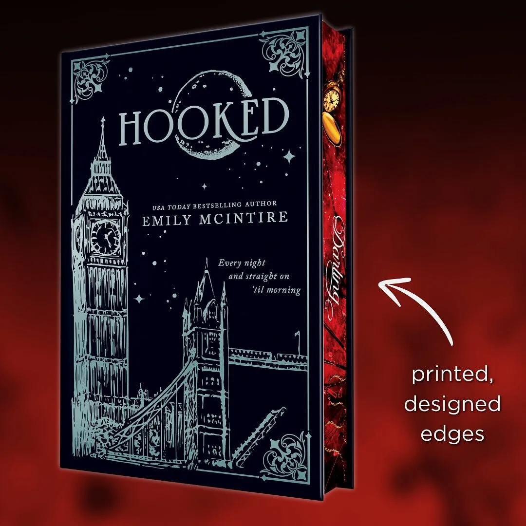Surprise Reveal! I’ve been keeping a secret   and I’m so excited to announce the Collector’s Edition hardcover of HOOKED!   This edition is available for pre-order now from your favorite retailer and will go 