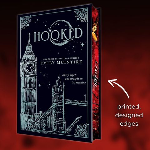 Surprise Reveal! I’ve been keeping a secret   and I’m so excited to announce the Collector’s Edition hardcover of HOOKED!   This edition is available for pre-order now from your favorite retailer and will go 